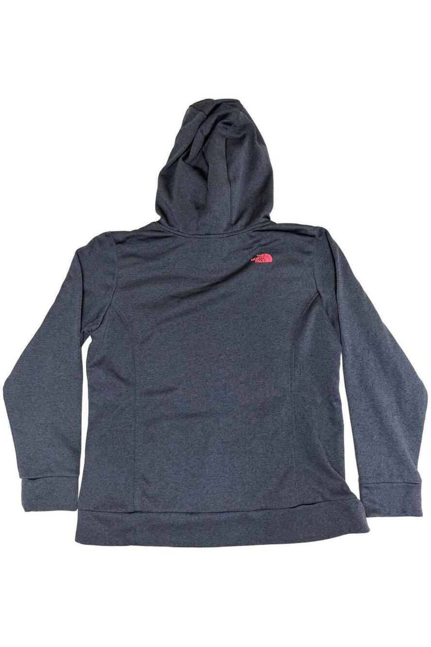The North Face Women's Half Dome Pullover Hoodie Heather Black/Pink - Regular - Picture 2 of 2